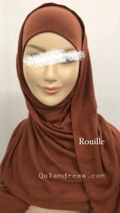 Hijab à enfiler jersey viscose_Bonnet Rond