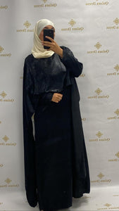 Robe soirée robe du soir dubai khaleeji mastour cape soirée mariage evenement abaya hijeb hijab tunique jilbeb mode modeste fashion qalam dress boutique musulmane femme voilées hijab france robe abaya blanche