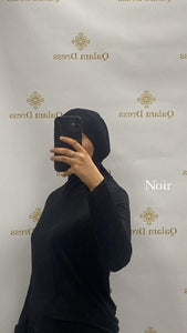 Sous pull avec bonnet intégré -Tendance Hijab