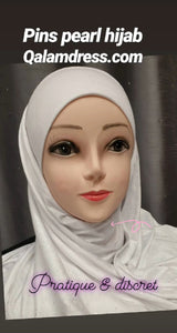 Pins Pearl Hijab - Epingles anti trous ( Lot de 12)-Tendance Hijab