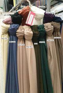 maxi hijeb latifa 90*190 hijab tunique jilbeb mode modeste fashion femmes voilées Qalam Dress Boutique tendance box