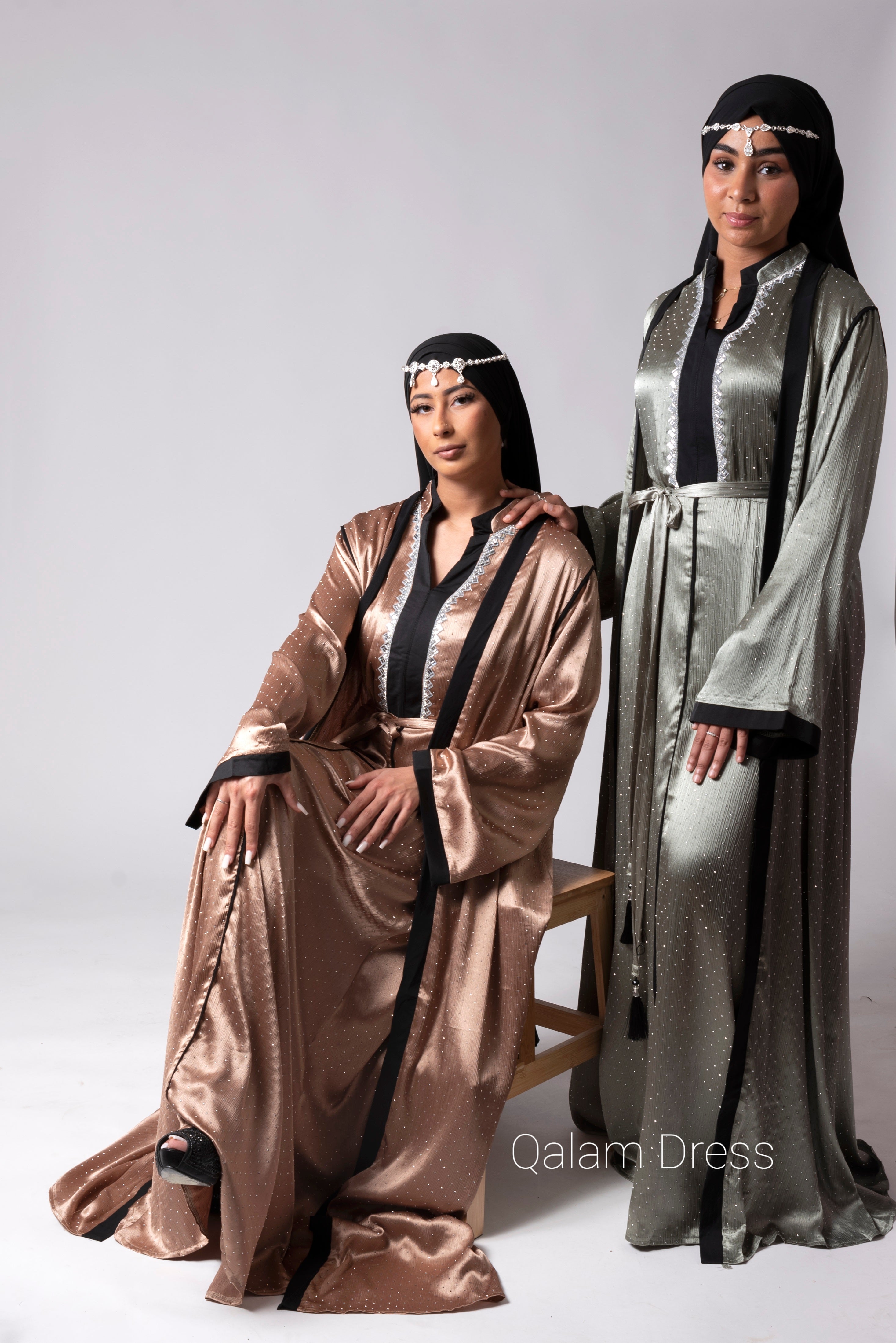 Ensemble caftan Nayra kimono sous-robe Tendance hijab – Qalam