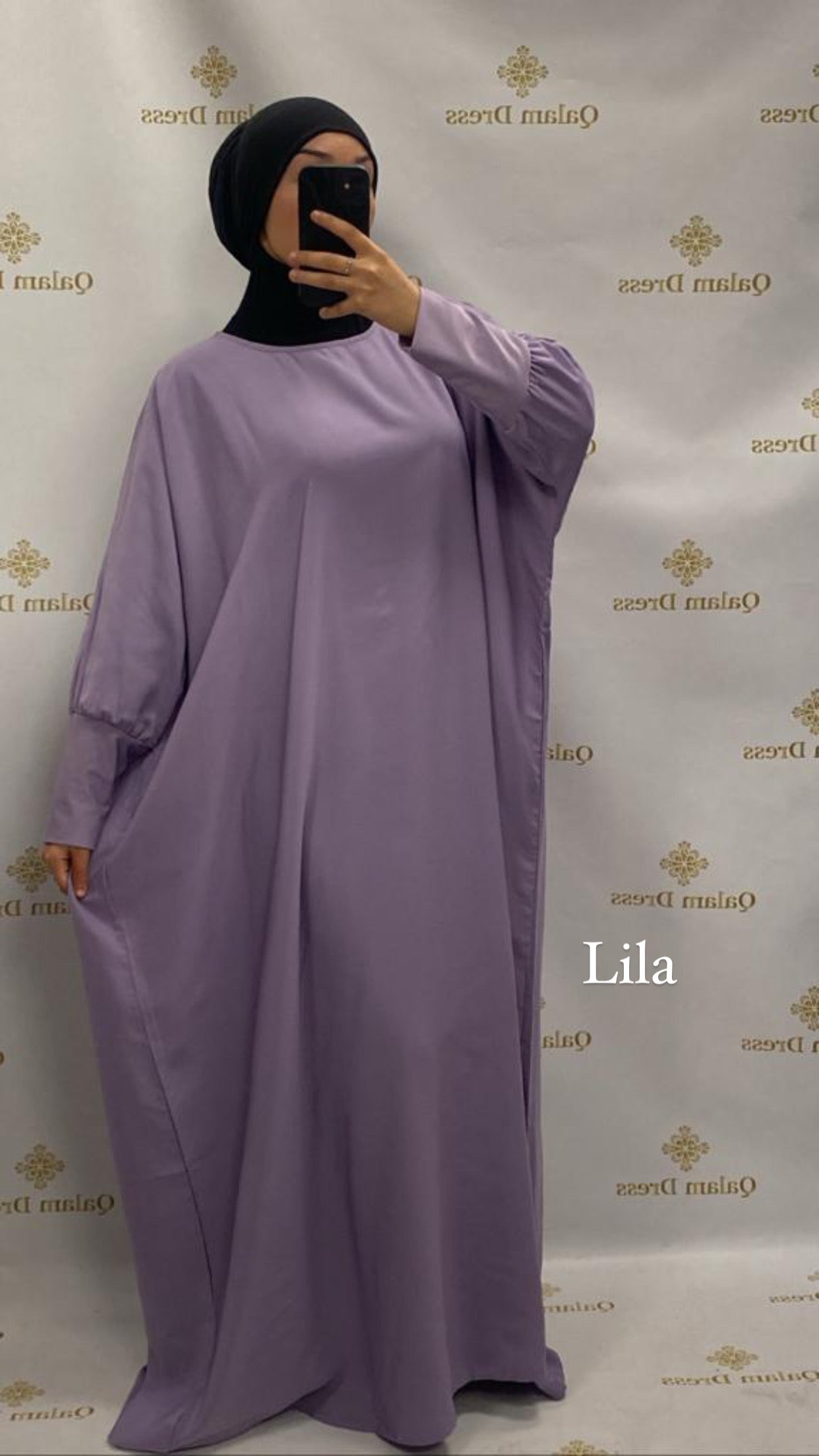 Abaya manches lycra Tendance Hijab 1908 Qalam Dress Tendance Hijab