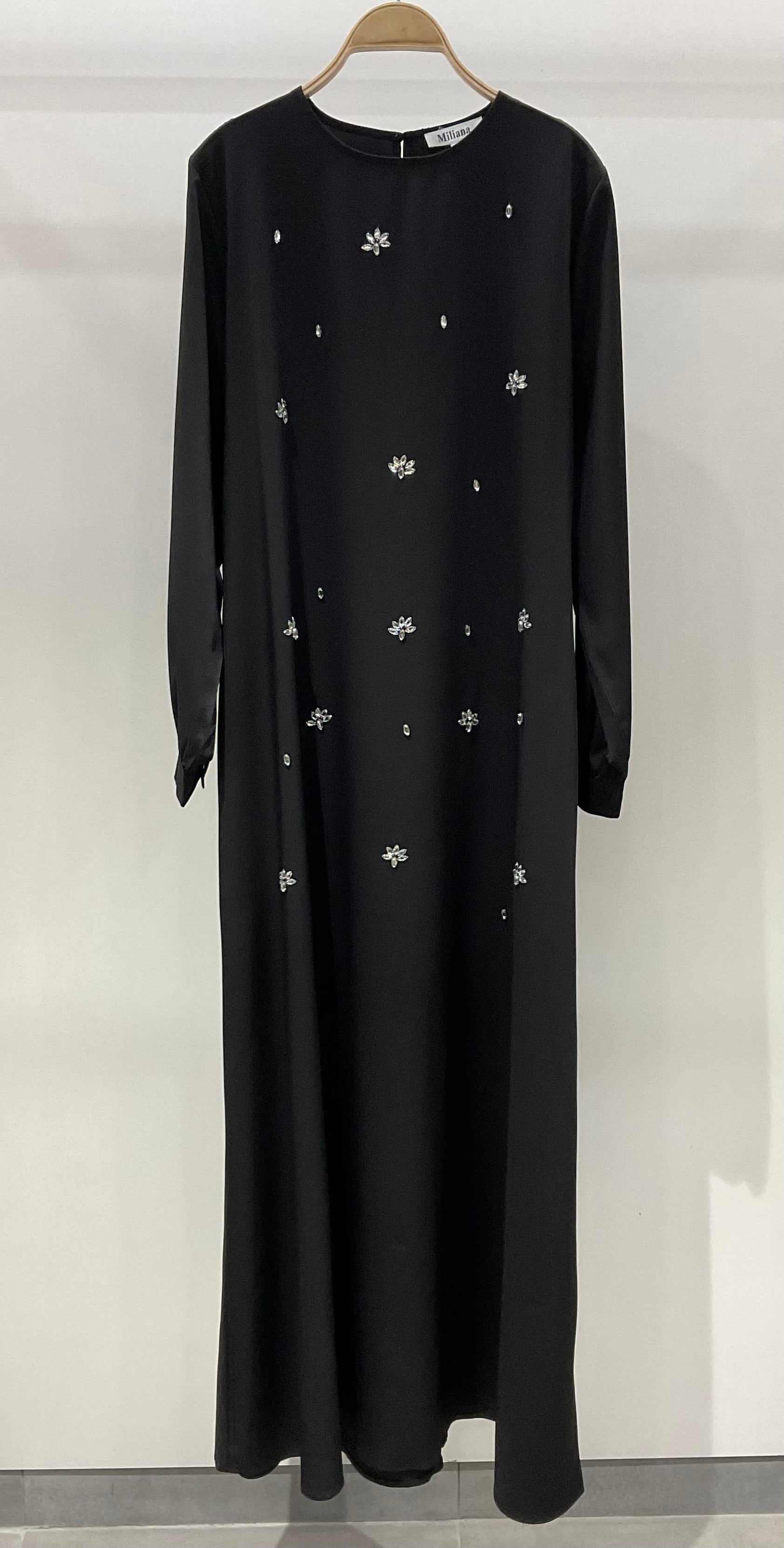 Robe abaya juhayna strass Tendance hijab 1913 Qalam Dress