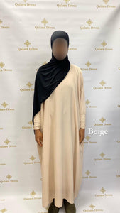 Abaya papillon Soie de Médine Manches élastiques - New