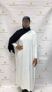 Abaya papillon Soie de Médine Manches élastiques - New