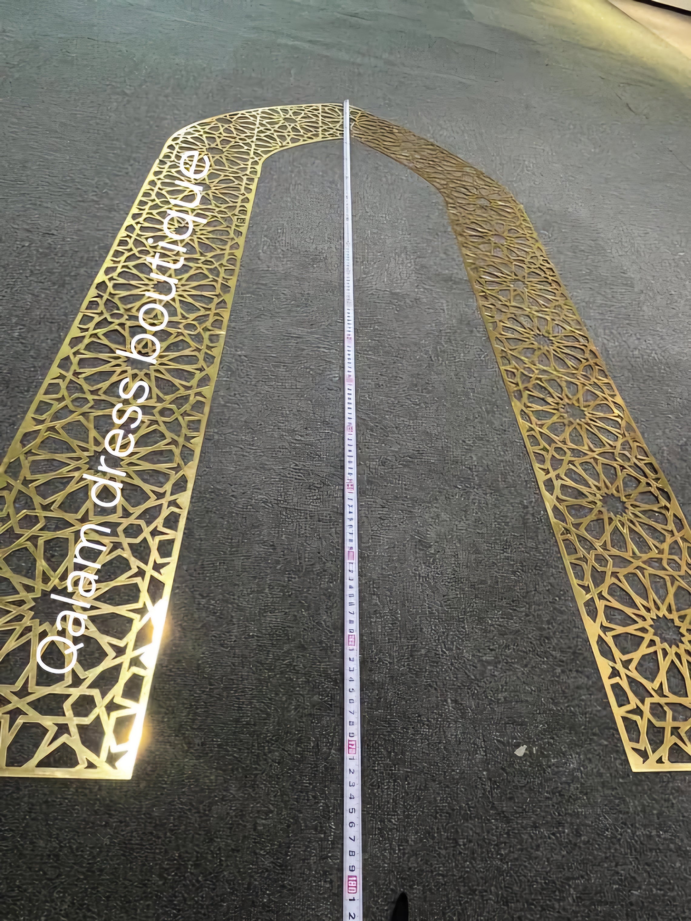 ARCHE DORÉ _ DÉCORATION MURALE