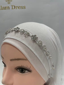 Bijoux de tete maiya mode modste hijab mariage abaya hijeb hijab tunique jilbeb mode modeste fashion qalam dress boutique musulmane femme voilées hijab france robe abaya blanche