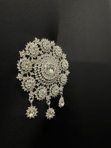 Broche al munira rose gold attache avec strass accessoires bijou boutique de femmes musulmanes qalam dress creteil 