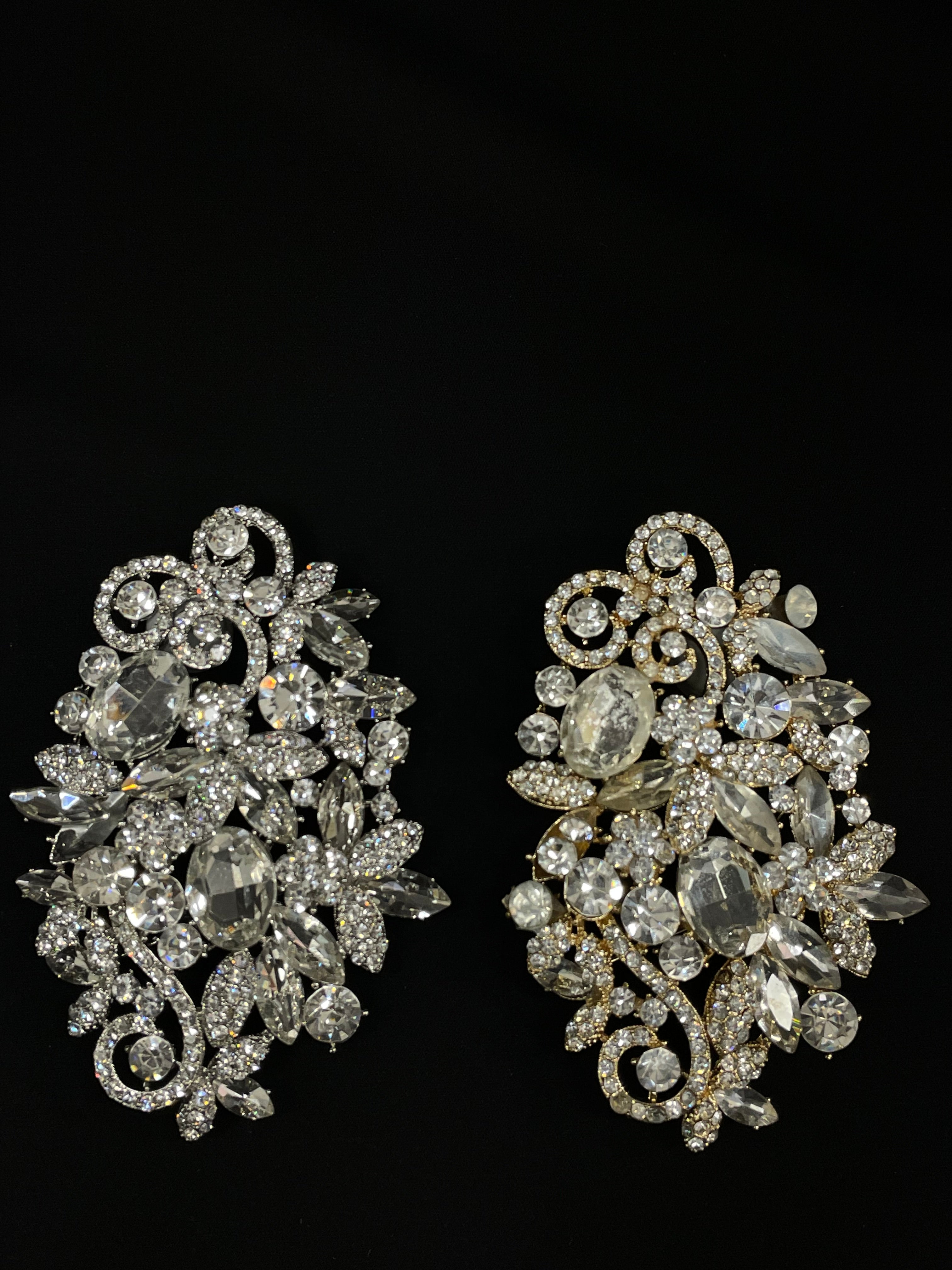 Broche elegance al layl strass argentee evenements boutique de femmes musulmanes 