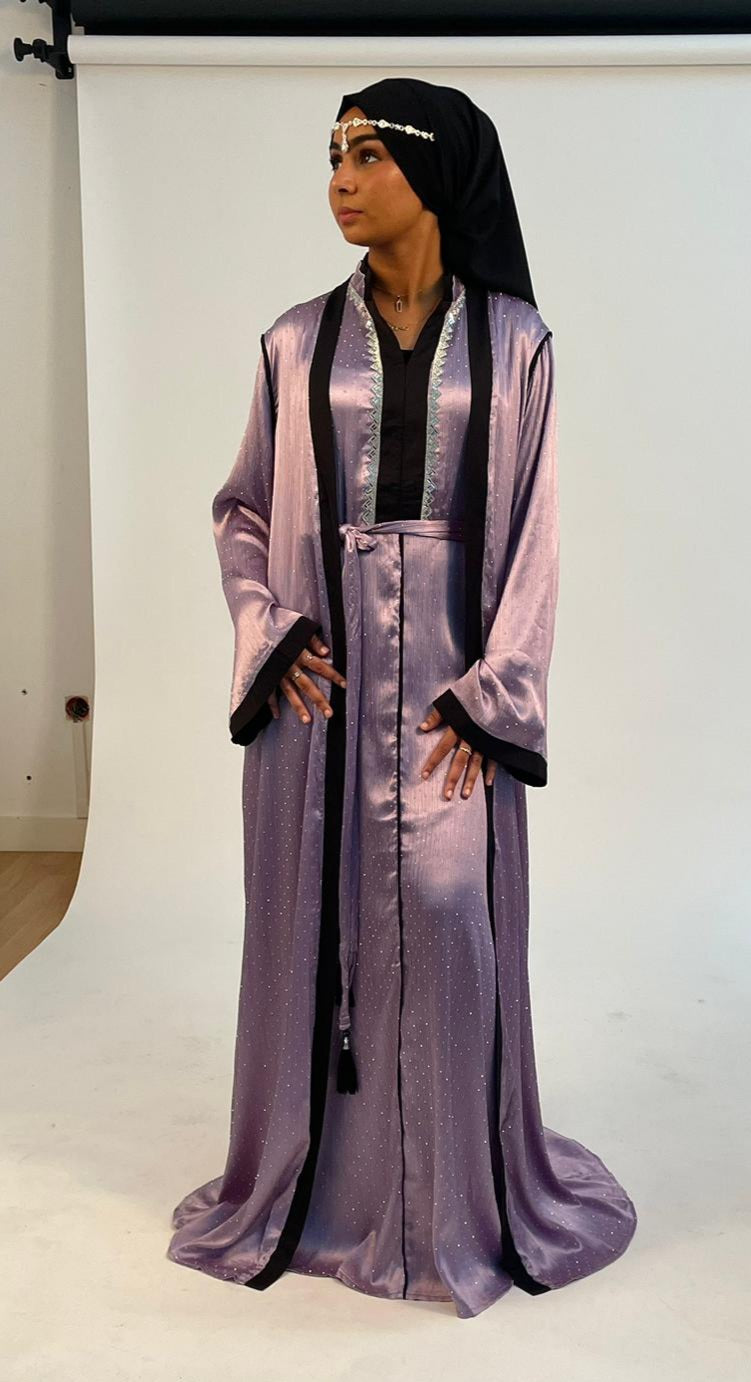 Ensemble caftan Nayra kimono  + sous-robe - Tendance hijab