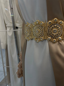 Ceinture de caftan soltana doree argentee accessoires bijou mariee mariage evenement fetes 