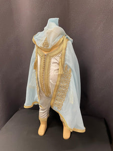 Ensemble Garcon batême abaya hijeb hijab tunique jilbeb mode modeste fashion qalam dress boutique musulmane femme voilées hijab france robe abaya blanche