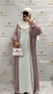 Fond de robe sans manches en soie de medine - Tendance Hijab