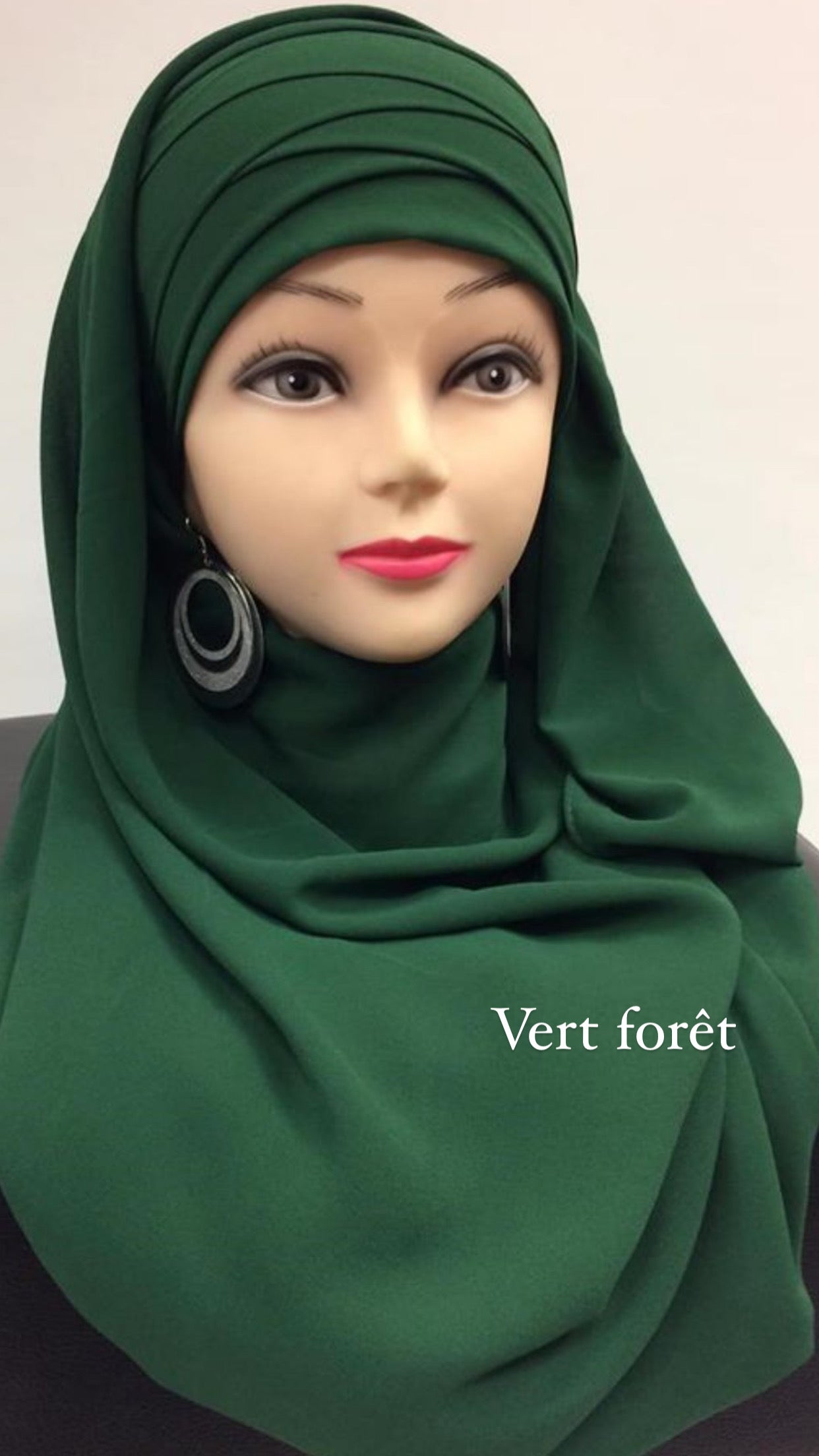 Hijab a Enfiler Bonnet Croise Mousseline Hijab 1 piece Qalam Dress Boutique Qalam Dress Tendance Hijab