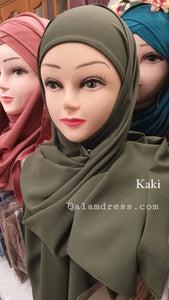  hijab voile à enfiler soie de medine bonnet invisible tendance  brillant mastour mastoura modest fashion abaya hijeb hijab tunique jilbeb mode modeste fashion qalam dress boutique musulmane femme voilées hijab france robe abaya blanche
