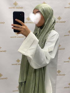 Hijab Chams marbré Qalamdress evenement fete mariage abaya hijeb hijab tunique jilbeb mode modeste fashion qalam dress boutique musulmane femme voilées hijab france robe abaya blanche