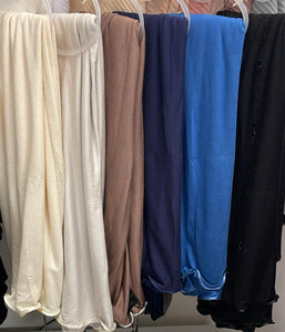 Hijab chale jersey coton  wave _ dordure satinée