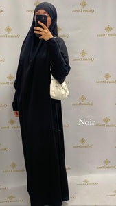 Jilbeb manches lycra une piece mastour jilbeb mode modeste fashion qalam dress boutique musulmane femme voilées hijab france robe abaya blanche