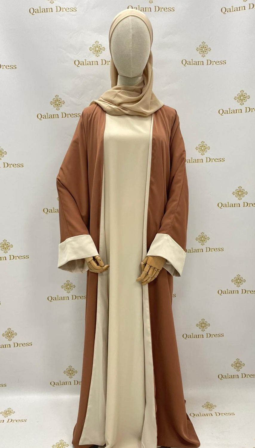 Kimono Mira bicolore - Tendance Hijab