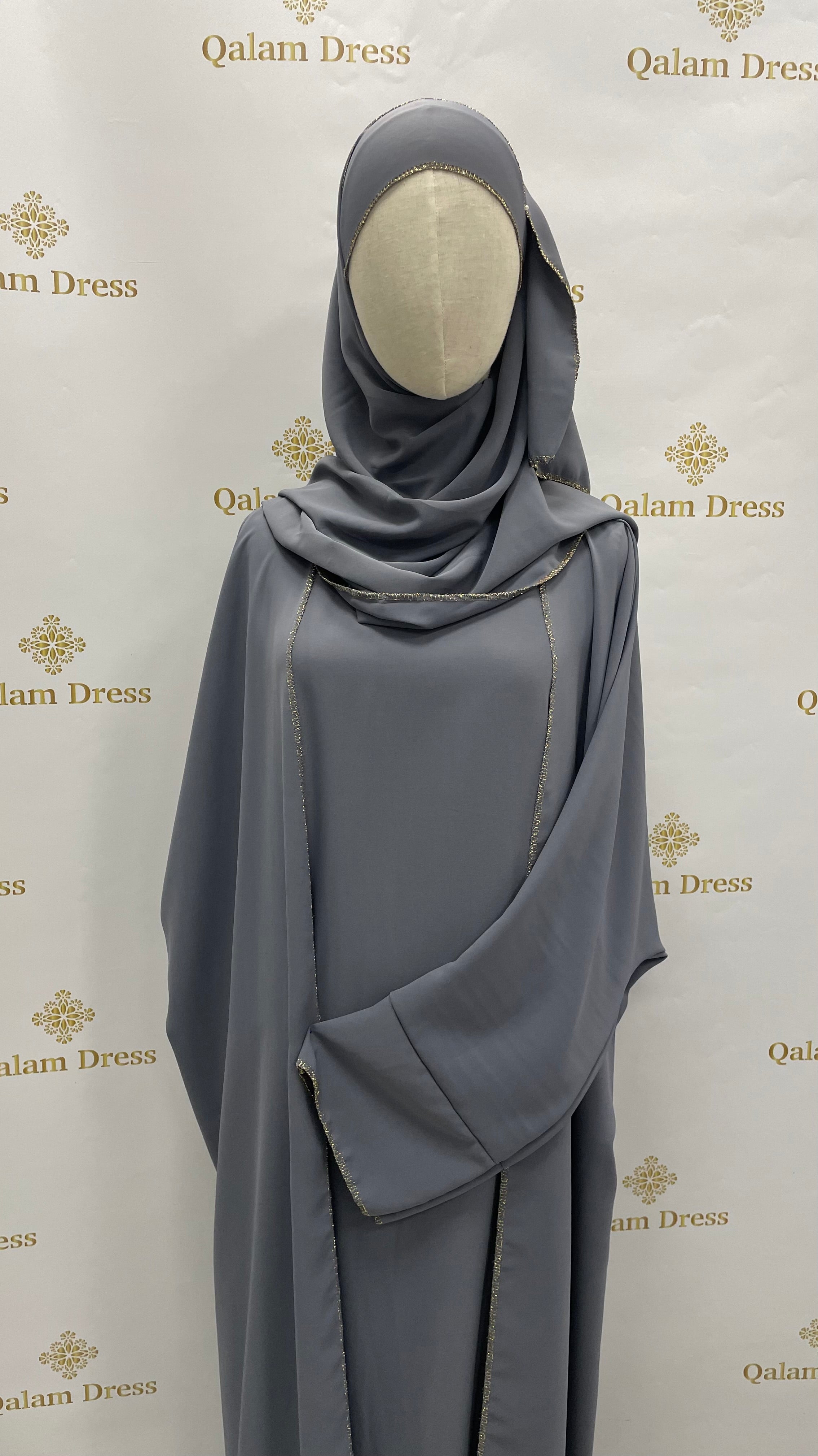 Kimono Femme Strass AMIRA-Tendance Hijab- Qalam Dress Boutique �?? Qalam Dress - Tendance Hijab