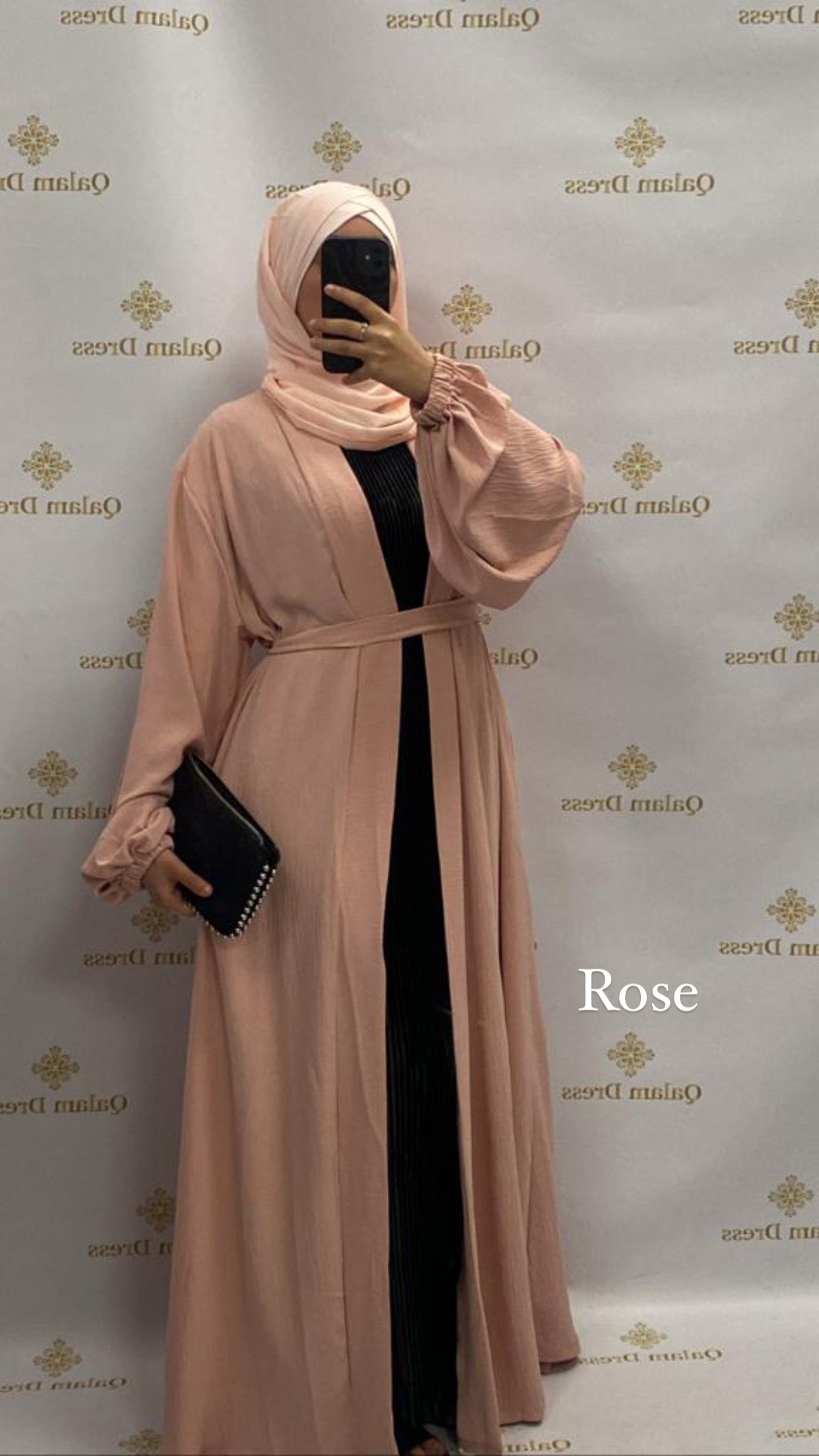 Kimono jazz long manches bouffantes large mastour mastoura modest fashion abaya hijeb hijab tunique jilbeb mode modeste fashion qalam dress boutique musulmane femme voilées hijab france robe abaya blanche