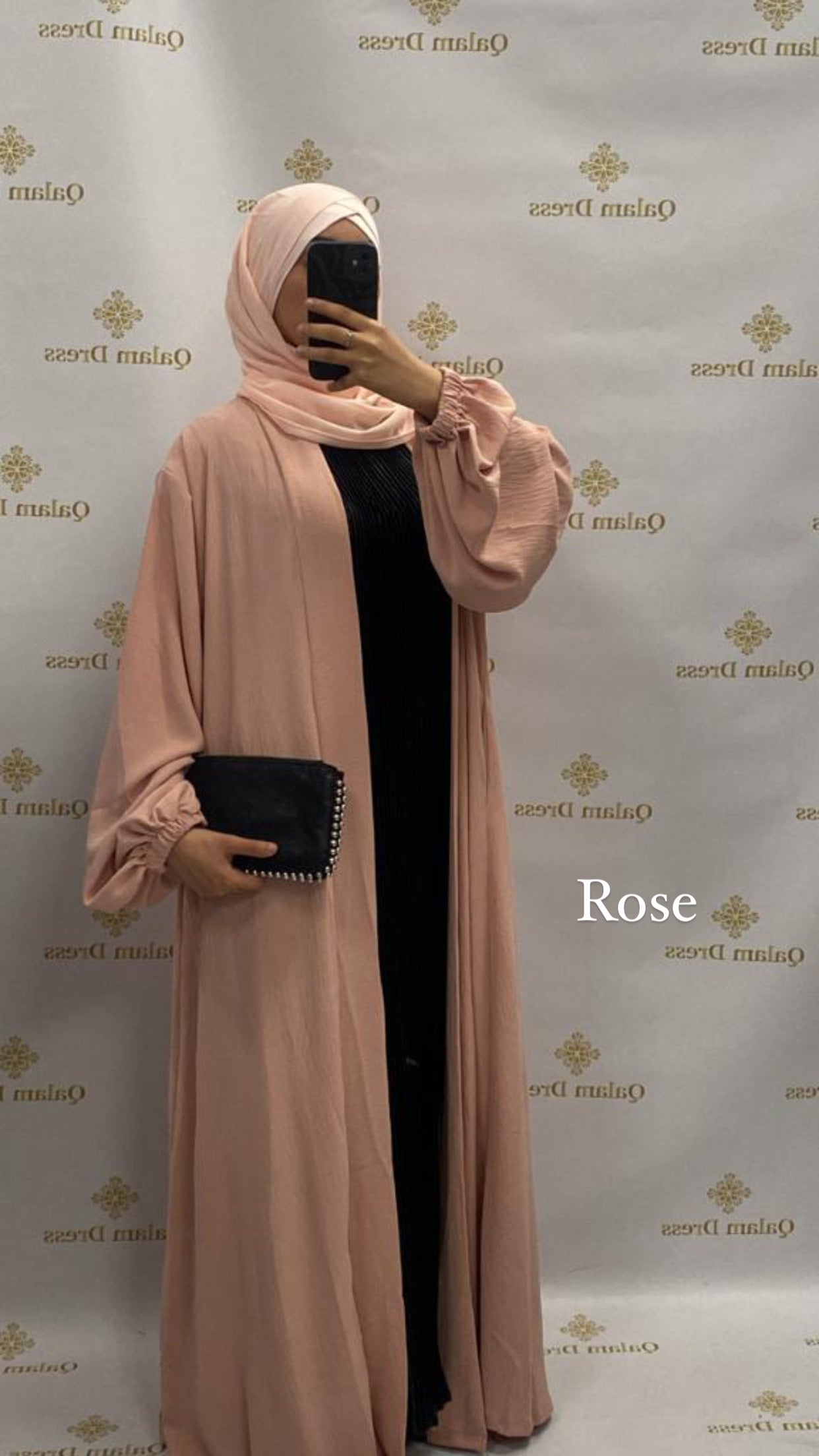 Kimono jazz long manches bouffantes large mastour mastoura modest fashion abaya hijeb hijab tunique jilbeb mode modeste fashion qalam dress boutique musulmane femme voilées hijab france robe abaya blanche