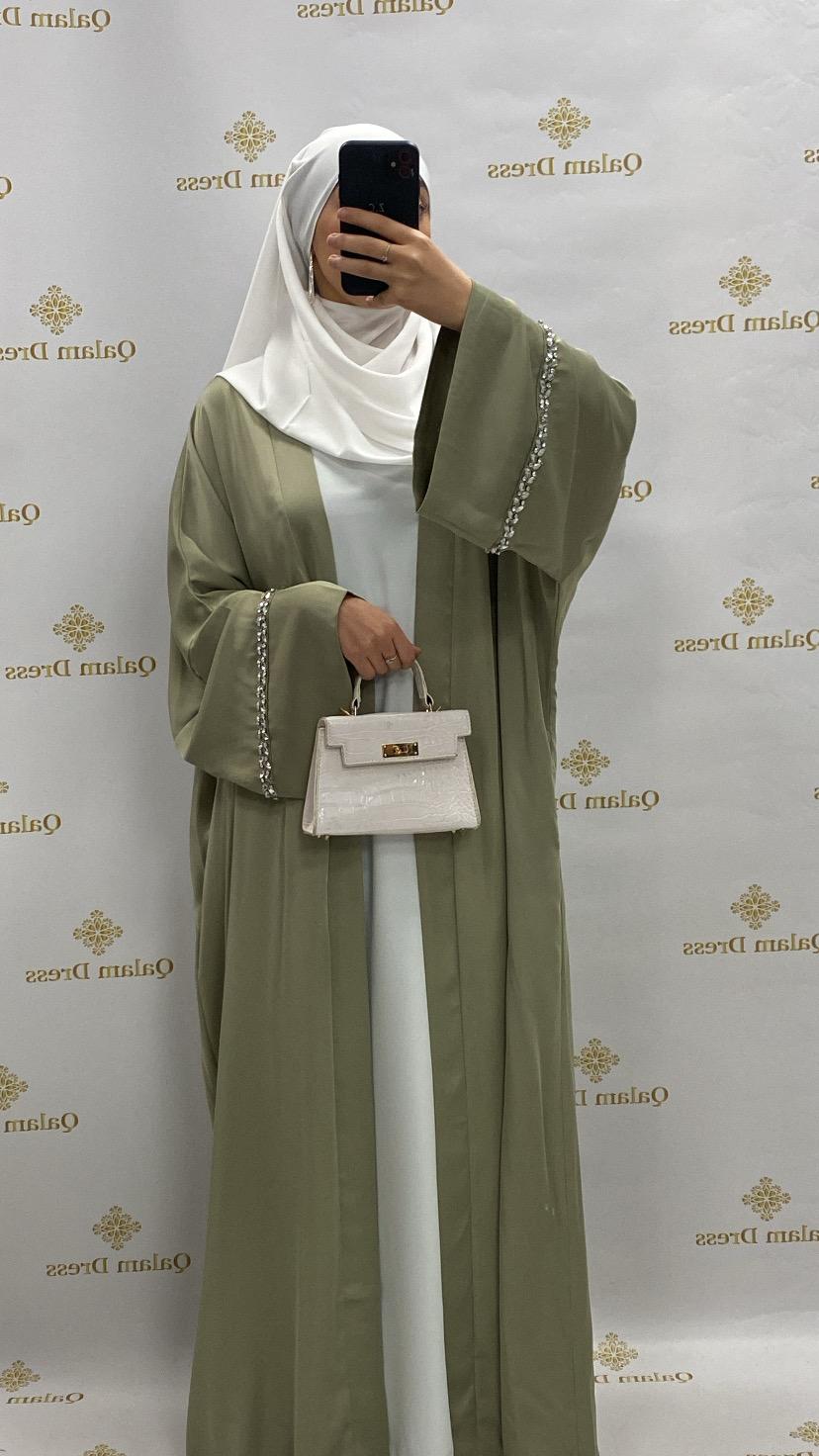 abaya hijeb hijab tunique jilbeb mode modeste fashion qalam dress boutique musulmane femme voilées hijab france robe abaya blanche