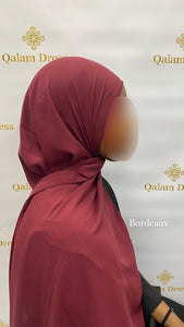 Maxi hijab antalya bordeaux noir tendance hijab qalam dress boutique 