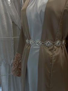 Petite ceinture de caftan soumaya mariee mariage accessoires bijoux doree argentee boutique de qalam dress