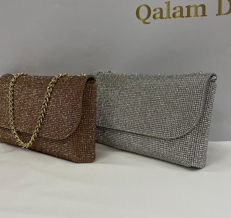Pochette de soirée All Strass
