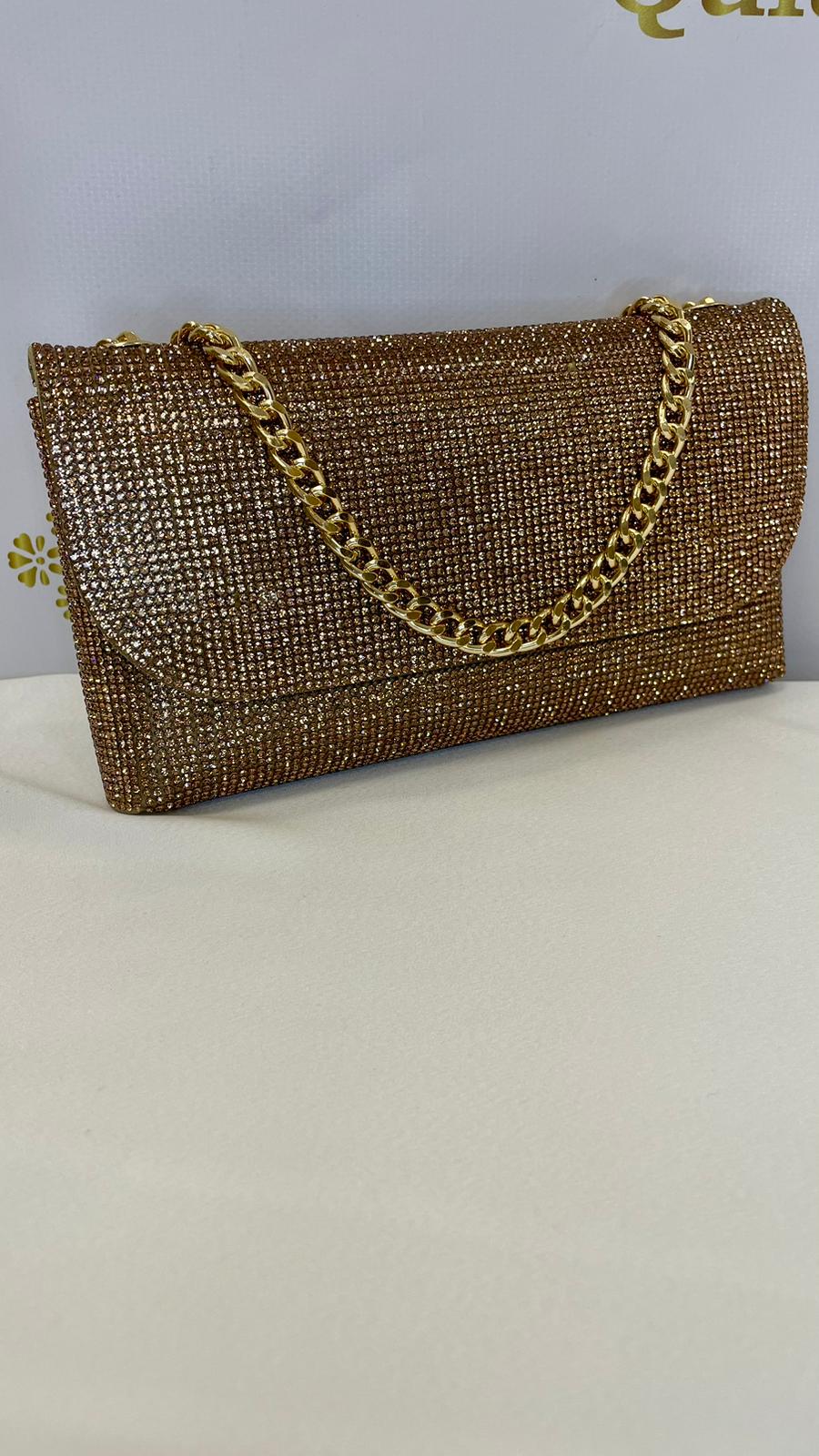 Pochette de soirée All Strass