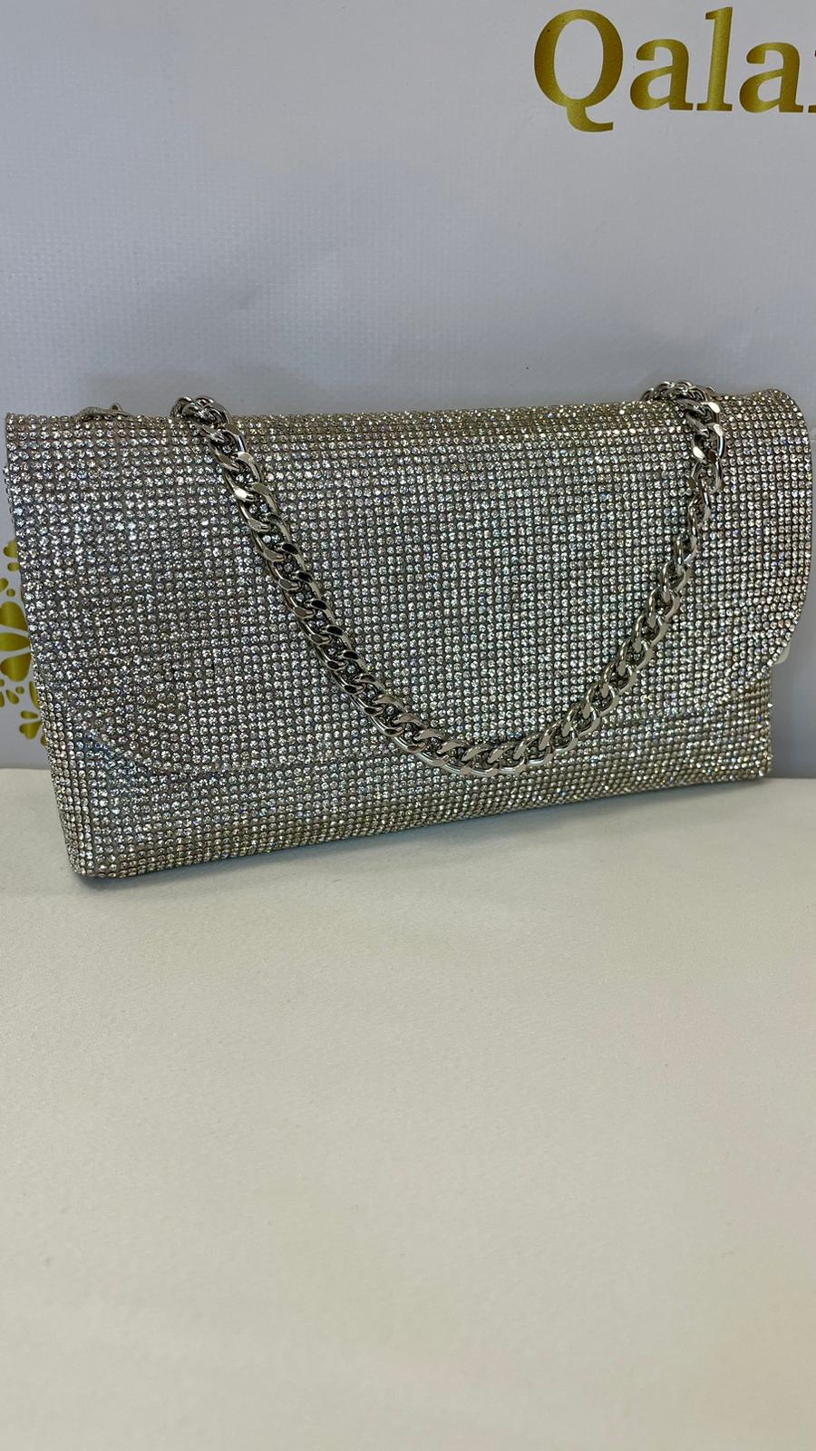 Pochette de soirée All Strass