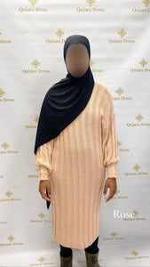 Robe Pull Maria abaya hijeb hijab tunique jilbeb mode modeste fashion qalam dress boutique musulmane femme voilées hijab france robe abaya blanche