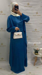 Robe du soir soirée mariage évenement demoiselle d'honneur abaya hijeb hijab tunique jilbeb mode modeste fashion qalam dress boutique musulmane femme voilées hijab france robe abaya blanche