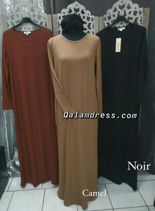 Robe abaya coton Safia - Tendance hijab sport wear