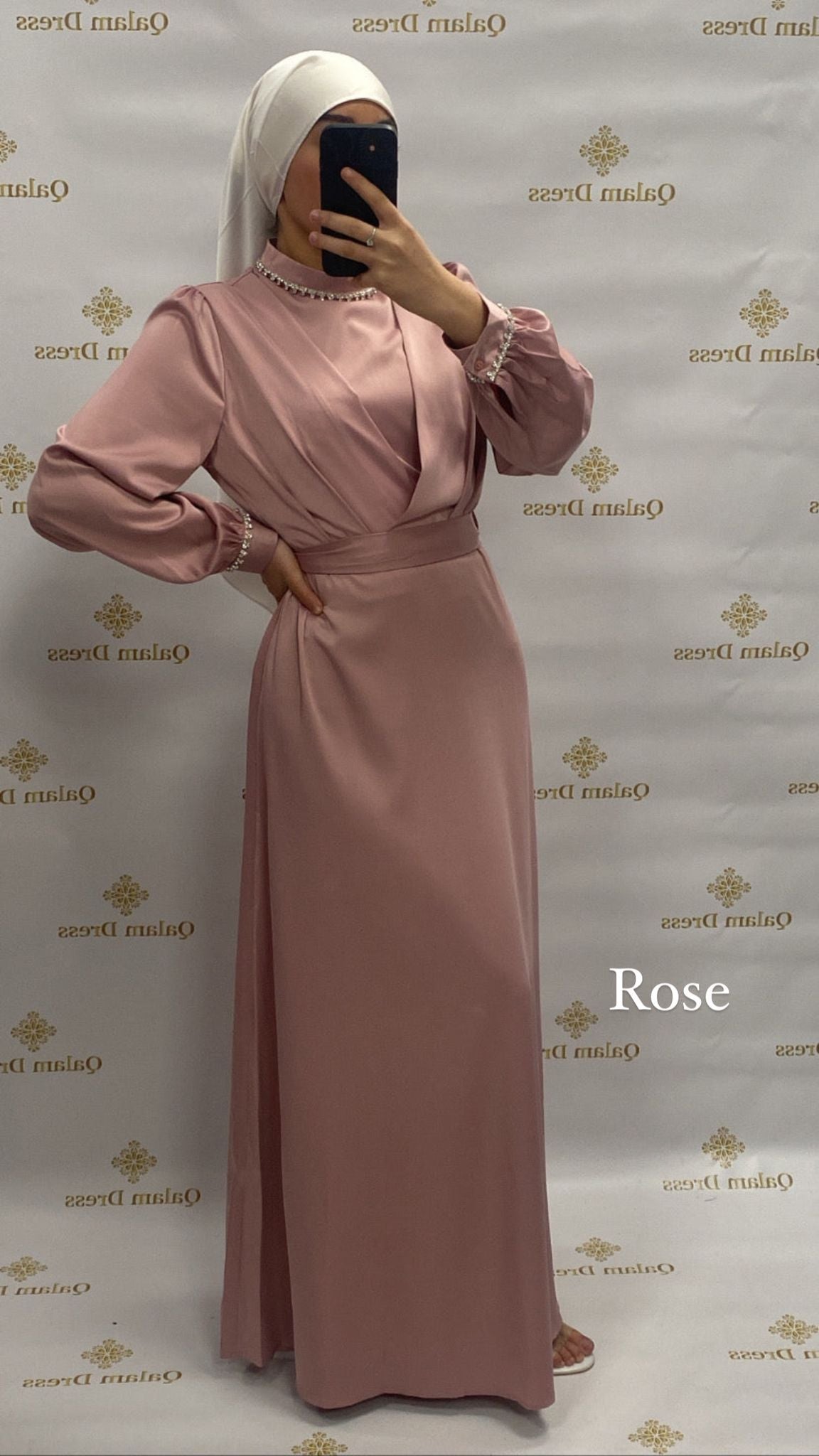 Robe satiné Amal Tendance Hijab