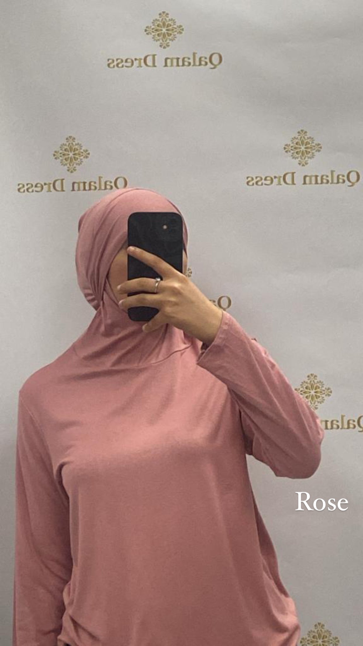 body bonnet sous hijab manches longues avec bonnet intégré élastique boutique mastour femme musulmane