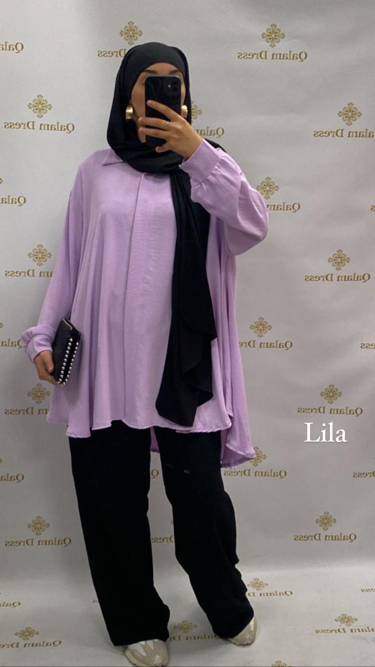 Tunique jazz longue tendance chemise large mastour mastoura modest fashion abaya hijeb hijab tunique jilbeb mode modeste fashion qalam dress boutique musulmane femme voilées hijab france robe abaya blanche