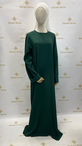 abaya verte pour  femme musulmane 