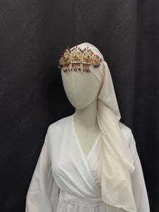 Bijoux de tête Amazigh Vert / Bordeau boutique de femmes musulmanes 