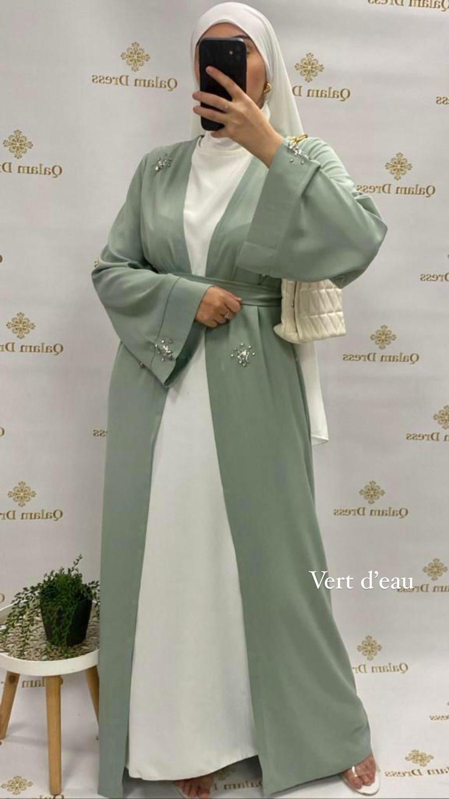 Kimono Strass AMIRA - Tendance Hijab