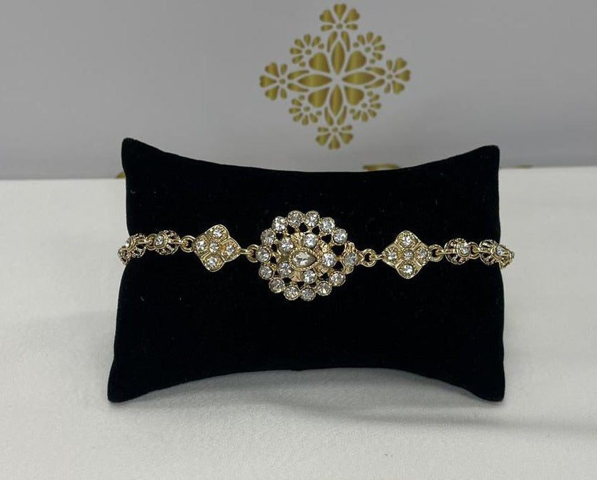 parure doré mariage bracelet