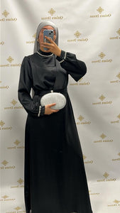 Robe satiné Amal - Tendance Hijab