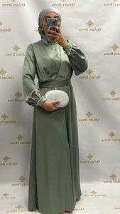 Robe satiné Amal - Tendance Hijab