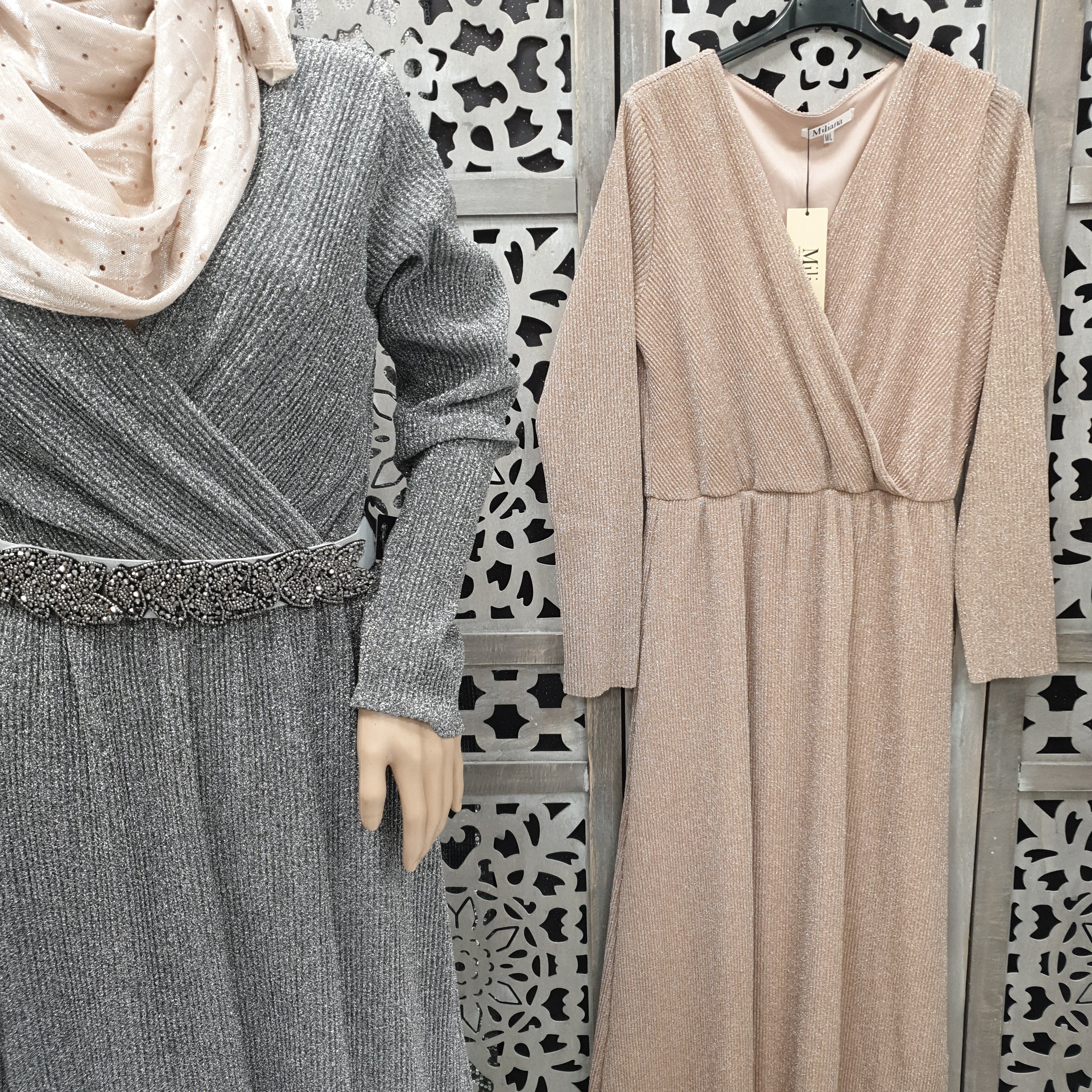ROBE DE SOIREE GLITTER LATIFA - TENDANCE HIJAB
