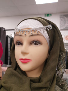 bijoux de front maissa argent abaya hijab tunique jilbeb mode modeste fashion boutique musulmane