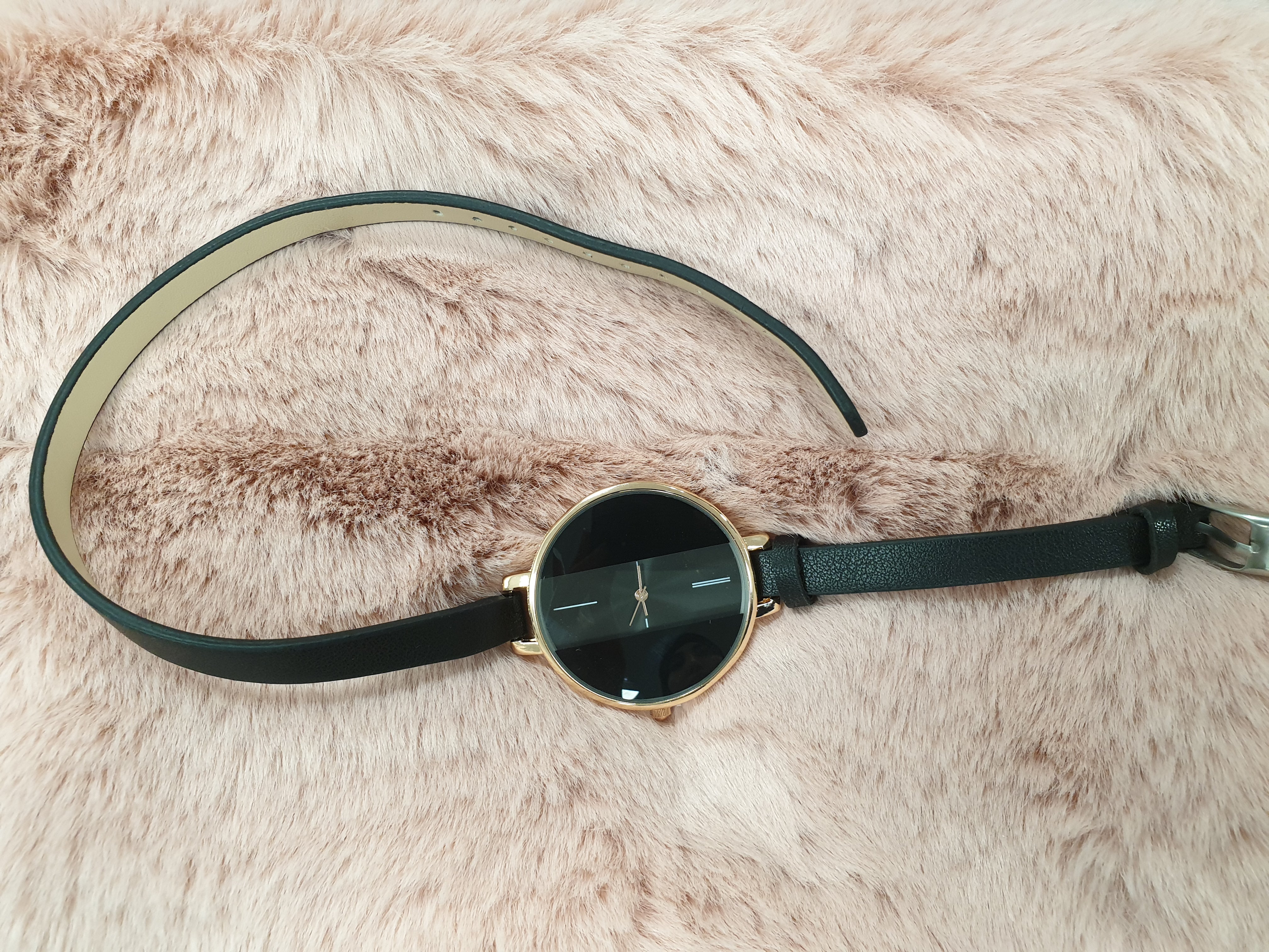 montre simili cuir double bracelet abaya hijab tunique jilbeb mode modeste fashion - Qalam Dress Boutique 