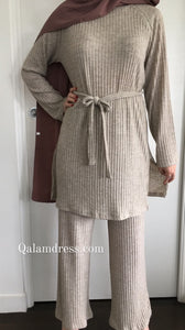 ensemble hiver  hijab tunique pantalon  jilbeb mode modeste fashion boutique musulmane femmes voilées mastour 