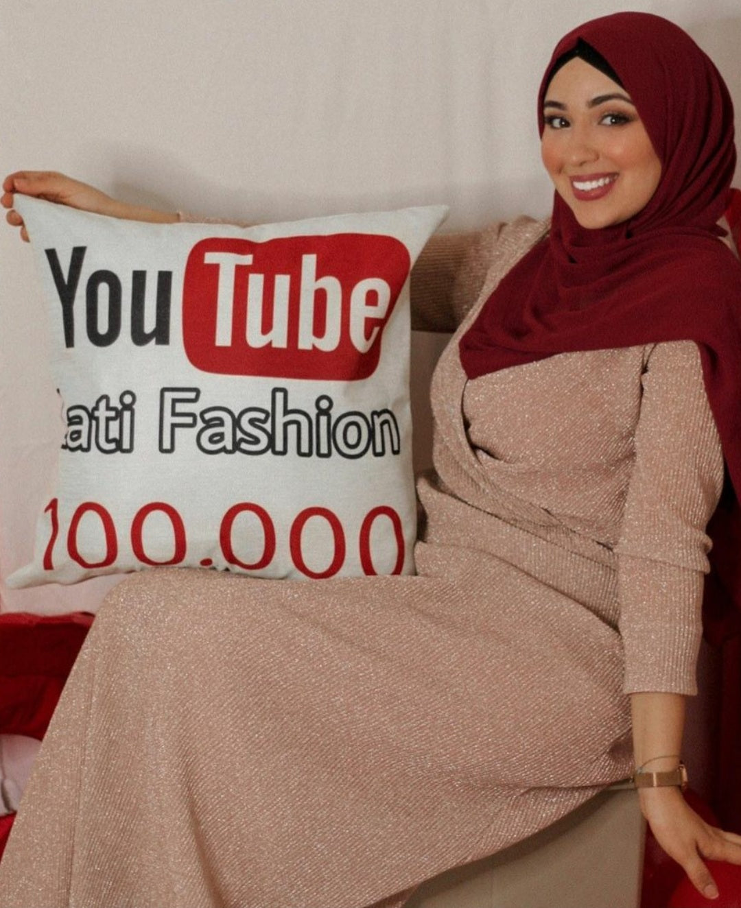 Robe du Soir NAJAH Vieux Rose - Qalam Dress – Qalam Dress - Tendance Hijab